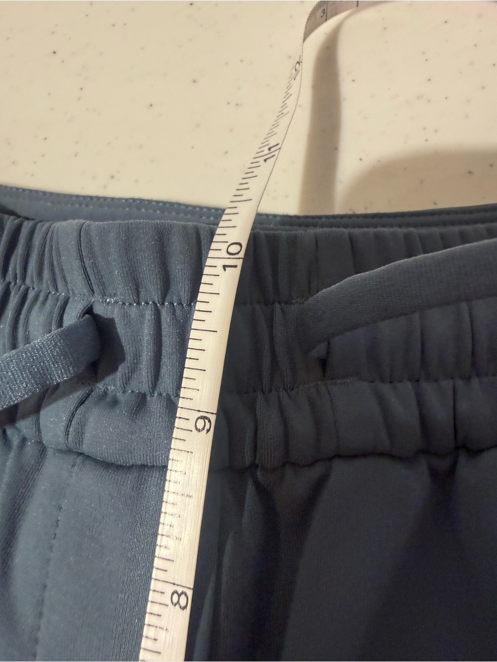 Lululemon Pull On Straight Leg Pants Blue Drawstring Stretch Women's Small - Picture 9 of 11